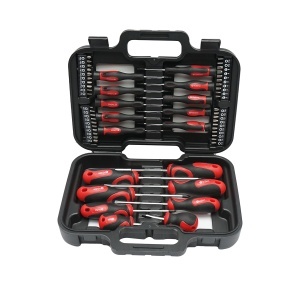 Trusa surubelnite si biti combinate 58 piese Breckner Germany