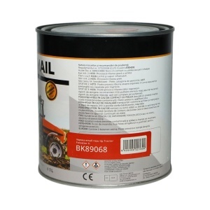 Vopsea email anticoroziva 3 in 1 rosu Tractor Forestier 1K pe baza de solvent 1L, direct pe rugina, interior si exterior Breckner Germany - Img 3