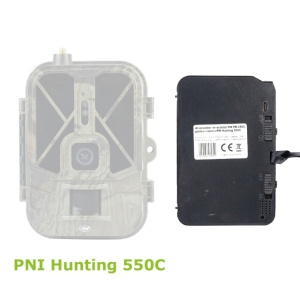 Acumulator de schimb PNI PB-550C, Li-Ion, 8000 mAh, pentru camera vanatoare PNI Hunting 550C