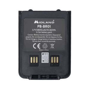 Acumulator Midland PB-BR01 Li-Ion 2800mAh, pentru statii radio PMR Midland BR01 - Img 3