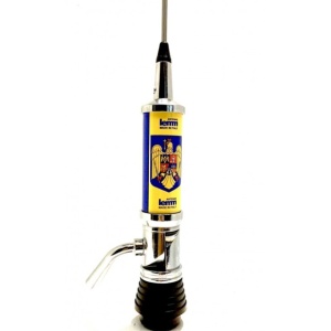 Antena CB LEMM TURBO 2001 Romania, lungime 200 cm, castig 6.5dB, 26.5-28Mhz, 2000W, cablu RG58 4m, fabricata in Italia - Img 2