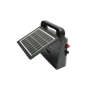 Aparat generator de impulsuri 2 Joule 10km, 220V cu panou solar 5W 9V si baterie 6V 7Ah Breckner Germany - Img 2