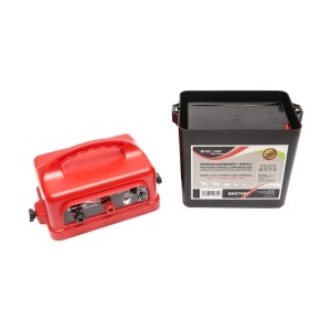 Aparat generator impulsuri 9-12/220V 1 Joule 5 km cu baterie uscata 9V/90Ah Breckner Germany - Img 2