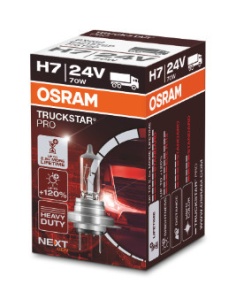Bec far 24V 70W H7 OSRAM - 120% Lumina