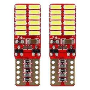 BEC LED CANBUS 24SMD 4014 T10e W5W alb 12/24V