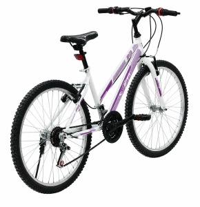 Bicicleta EROS 26 inch mov cu alb - Img 2