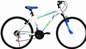 Bicicleta TITAN 24 inch alb cu albastru