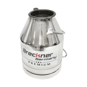 Bidon de inox cu capac pentru lapte 30L aparat de muls vaci Breckner Germany - Img 2