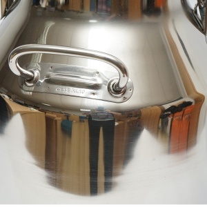 Bidon de inox pentru lapte cu capac 30L aparat de muls vaci Breckner Germany - Img 5