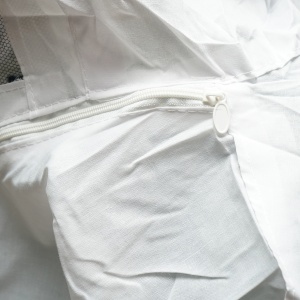 Bluza apicola alba cu masca de protectie marimea XXL - Img 6