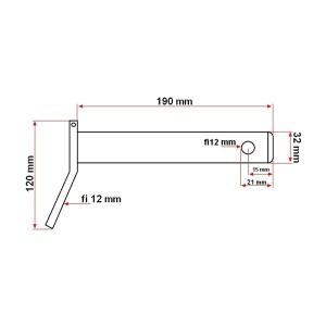 Bolt tirant cu lant si manivela fi 32mm - Img 3