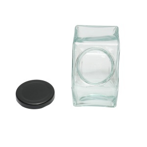 Borcan din sticla cu capac pentru miere 500ml - Img 3