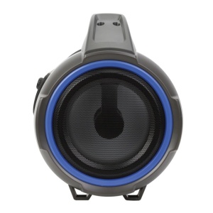 Boxa portabila PNI BoomBox BT240 stereo, 24W, cu Bluetooth, USB, slot card micro SD, radio FM, aux-in 3.5mm, functie karaoke, microfon cu fir, baterie reincarcabila, lumini led RGB, cablu USB si adapt - Img 7
