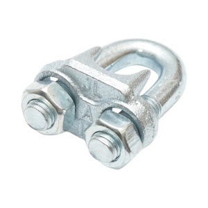 Brida zincata DIN 741-16 pentru cablu de 16 mm Breckner Germany - Img 3