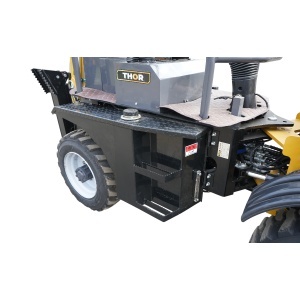 Buldoexcavator articulat compact 2.5T, motor diesel 52CP, adancime sapare 1600mm, cupa frontala si brat excavare spate THOR - Img 14