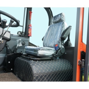 Buldoexcavator articulat compact 2.8T, motor diesel 50CP, cupa frontala si brat excavare spate THOR - Img 9