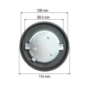Buson rezervor combustibil cu chei Mercedes-Benz, Iveco, Scania, DAF, MAN 89.5mm cod OEM 0004718430 - Img 3