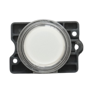 Buton indicator LED alb cu rezistenta integrata 1NO, 220V, LAY5 Breckner Germany - Img 2