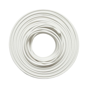 Cablu coaxial RG6 CCTV K-TEX 1mm CCA, ecranat, 75 Ohm, PVC alb 100m/rola - Img 2
