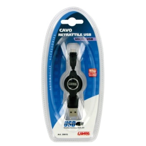 Cablu de incarcare retrectabil Usb > Micro Usb - 80 cm - Img 2