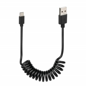 Cablu de incarcare spiralat USB tip C