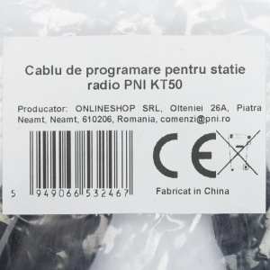 Cablu de programare pentru statia radio VHF PNI KT50V si UHF PNI KT50U - Img 3