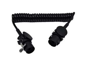 Cablu electric spiralat 4.5 m, 7 pini, ABS/EBS - EBS/24V Vignal