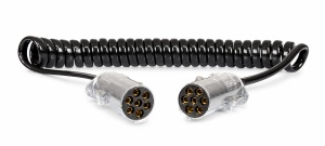Cablu electric spiralat 7 pini 3.9 m tip S