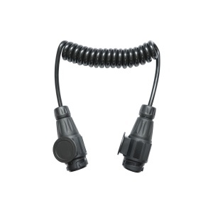 Cablu spiralat remorca 2.2m cu 2 fise tata 13 pini, 8 fire Breckner Germany - Img 2