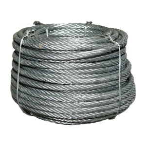 Cablu troliu otel 6x37 fi 14mm cu inima metalica 50m/rola