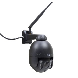 Camera supraveghere video PNI IP655B 5MP WiFi PTZ 5X Zoom optic H265, slot microSD, stand-alone, Night Vision 50m IP66 Alarma detectie miscare Comunicare audio bidirectionala - Img 2