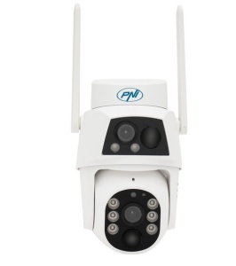 Camera supraveghere video PNI IP894 4G PTZ, dual lens 2MP + 2MP, panou solar 5.5W, acumulator bloc 8000mAh - Img 4