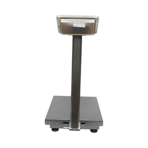Cantar electronic de podea 350kg tip platforma 500x400mm cu brat pliabil, afisaj LCD Breckner Germany - Img 6