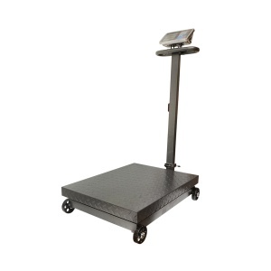 Cantar electronic de podea tip platforma 1500 kg cu roti si brat pliabil Breckner Germany - Img 4