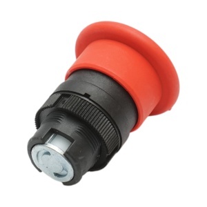 Cap buton comanda ciuperca rosu oprire de urgenta tip push-pull Ø 22mm LAY5 Breckner Germany - Img 3
