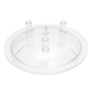 Capac transparent bidon 40L cu 3 iesiri pentru aparat de muls vaci Breckner Germany