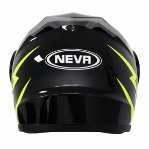 Casca Flip-up TECH L (negru+verde) - Img 4