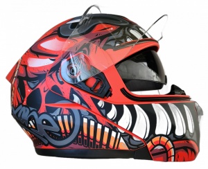 Casca moto modulabila X-One "Alien" XL