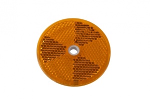 Catadioptru reflectorizant rotund portocaliu fi60 DOBPLAST