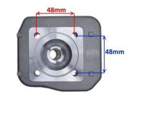 Chiulasa scuter 2T Daelim / Honda / Kymco / Peugeot 80cc - Img 2