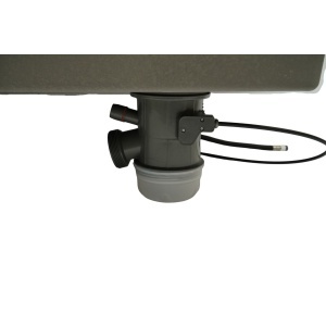 Chiuveta bucatarie multifunctionala din otel inoxidabil auriu PVD cu doua baterii, afisaj digital temperatura, doua cascade, dozator detergent, spalator pahare, scurgator, tava, tocator si accesorii incluse 75x46x22cm - Img 14