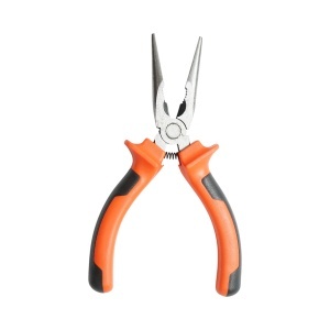 Cleste patent combinat cu varf ascutit 160mm profesional cu finisaj nichelat Breckner Germany
