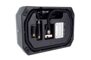 Compresor de aer cu manometru digital și lumină LED 12V - Img 2