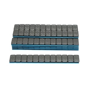 Contragreutati autoadezive negre echilibrare roti Fe 60g (5gx12 buc) 100 benzi/cutie - Img 2