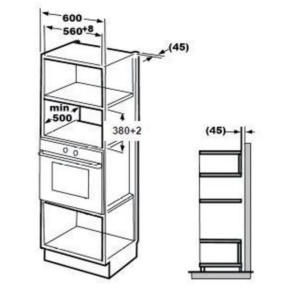 Cuptor cu microunde incorporabil Beko MGB25332BG, 900 W, 25 L, functie auto cook, gri/negru - Img 6