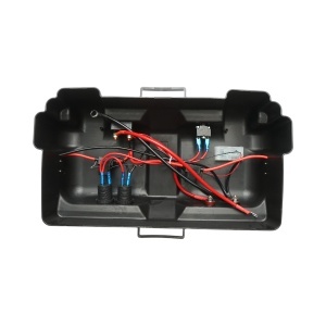 Cutie baterie auto 12V cu voltmetru DC 6-30V, intrerupator alimentare 100A, priza bricheta, afisaj LCD, 2xUSB 360x180x235mm - Img 12