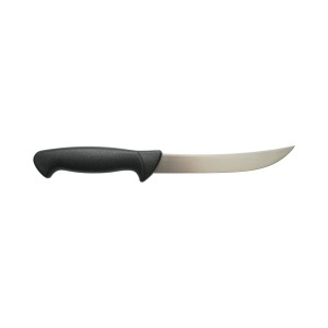 Cutit dezosat curbat profesional 15cm, lama otel 5Cr15MoV, maner PP negru Breckner Germany - Img 3