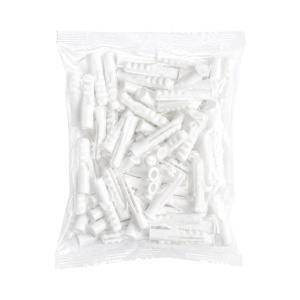 Diblu universal din plastic alb 10x50mm 100 buc/set - Img 2
