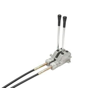 Distribuitor hidraulic cu 2 manete, lungime cablu 2m, presiune 250 bar, debit 40L/min Breckner Germany - Img 5