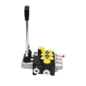 Distribuitor hidraulic cu 3 manete debit 40L/min cu levier si reductie incluse -15 /+80 Breckner Germany - Img 4